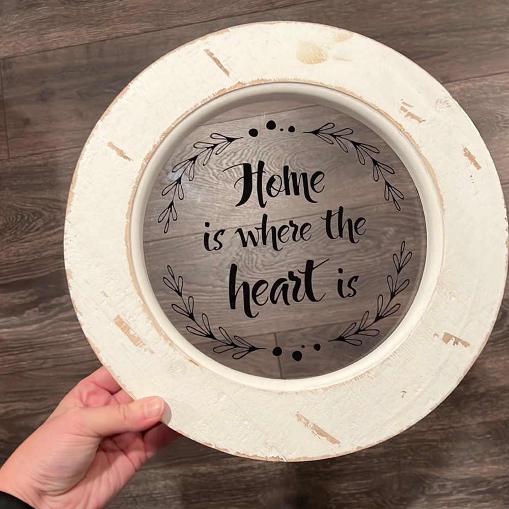 Home Is Where The Heart Is Distressed Home Decor